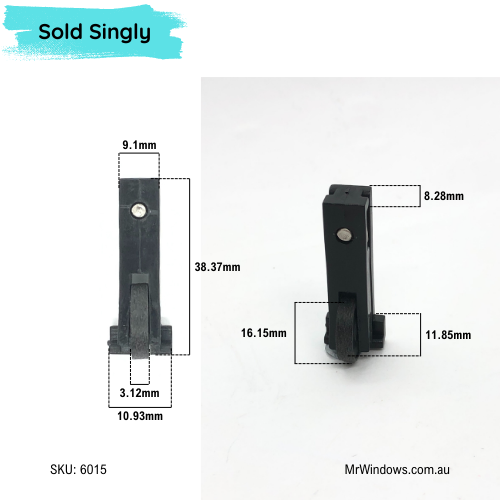 Window rollers -suit Boral KM Cyclone series- Sold singly