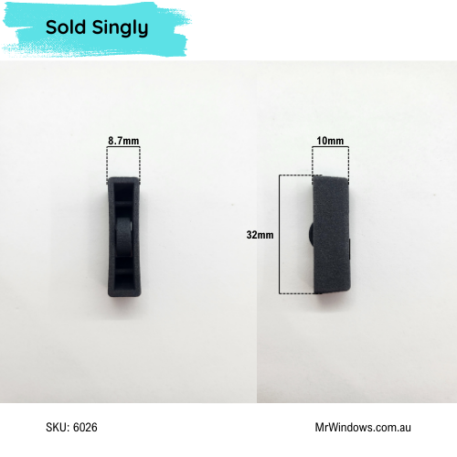 Window rollers - suits Clearview, Dowell Windows - 3D printed - Sold singly