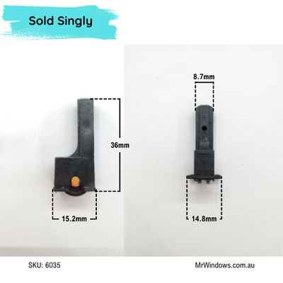 Window rollers - suit Cool Mist, Viewtech Windows- Sold singly