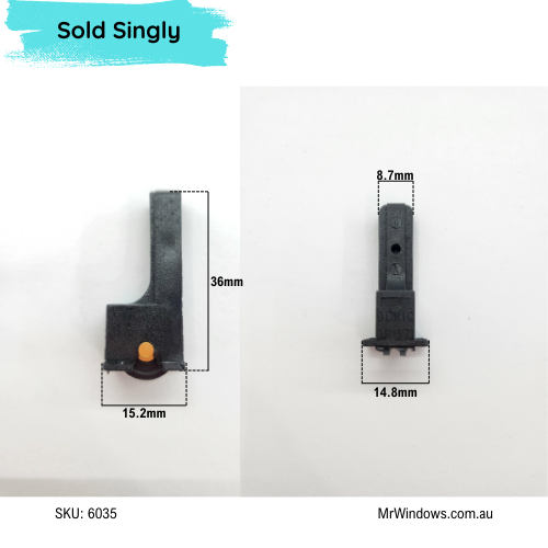 Window rollers - suit Cool Mist, Viewtech Windows- Sold singly