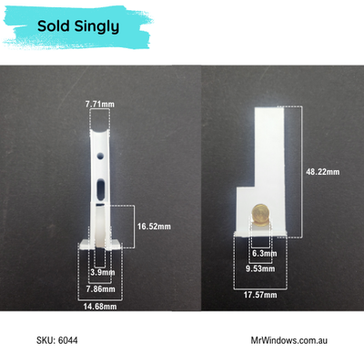 Window roller - suits CTL, G James windows (Brass Pin) - Sold singly