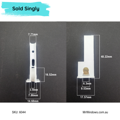 Window roller - suits CTL, G James windows (Brass Pin) - Sold singly