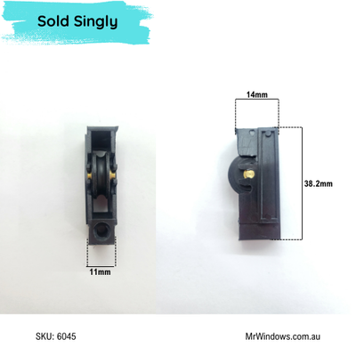 Window rollers - suits Capral, G James school series - DR232/13 - Sold singly