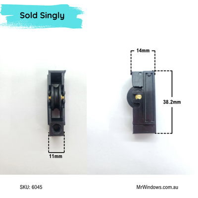 Window rollers - suits Capral, G James school series - DR232/13 - Sold singly