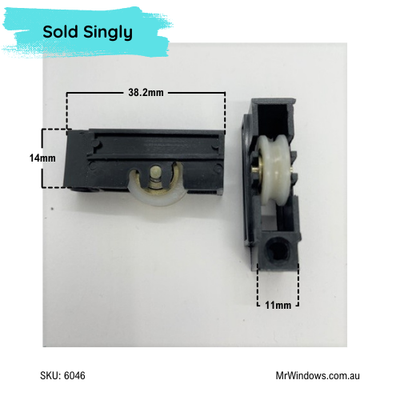 Window rollers - suits Capral, G James school series - DR232/9 - Sold singly