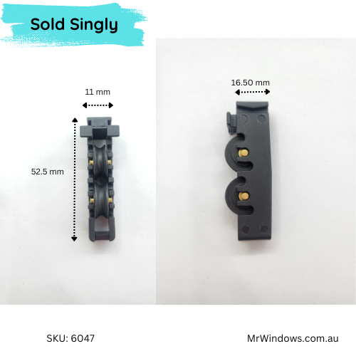 Window rollers - suit Frontline windows- Sold singly