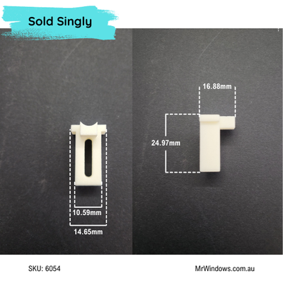 Window skid block - suits Kenway aluminium windows - Sold singly