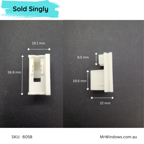 Window Guide carriage ONLY - overseas brand - 3D Printed