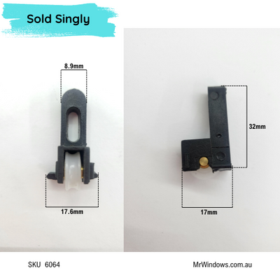 Window rollers - suits Rainbow windows- Sold singly