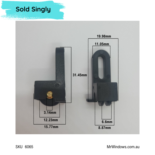 Window rollers - suits Stegbar, Trend, Capral 580 series Window - Sold singly