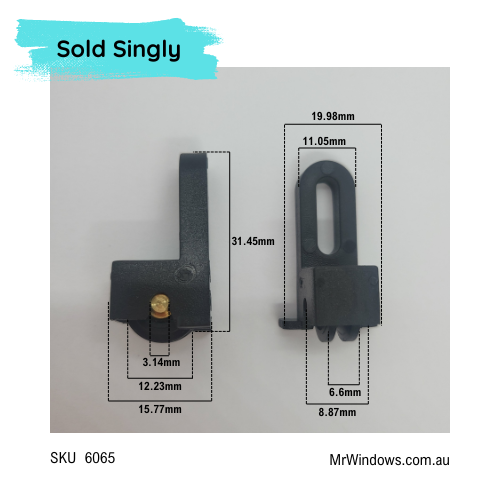 Window rollers - suits Stegbar, Trend, Capral 580 series Window - Sold singly