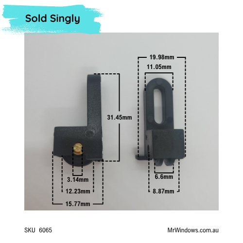 Window rollers - suits Stegbar, Trend, Capral 580 series Window - Sold singly