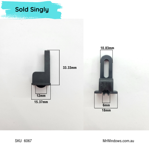 Window rollers - suit Stegbar, Capral residential windows- Sold singly