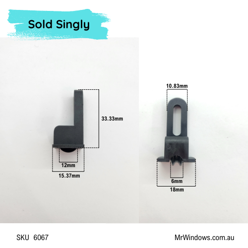 Window rollers - suit Stegbar, Capral residential windows- Sold singly