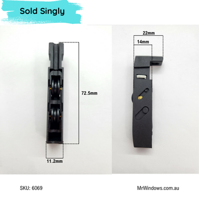 Sliding window rollers - suit Trend Windows - Double Bogey - Sold singly