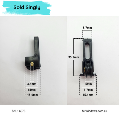 Window roller - suits Versalite, Crestlite windows -  Sold singly