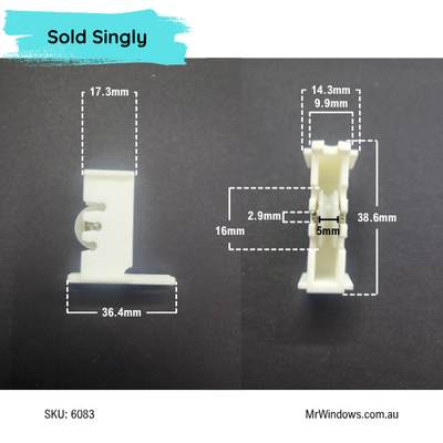 Wunderlich sliding screen door - rollers, guides