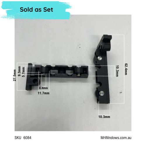 Window rollers  USED FOR  new Wintec + OLD Wintec and others - Double bogey