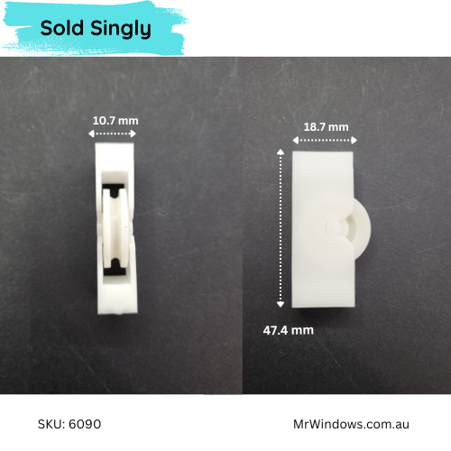 Window Roller - suits sliding windows and screens- Sold singly