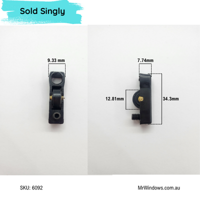 Window rollers - suits Pronger, Crestlite- Sold singly