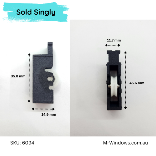 Window roller - suits CTL, Hilite windows - 3D printed- Sold singly