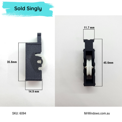 Window roller - suits CTL, Hilite windows - 3D printed- Sold singly