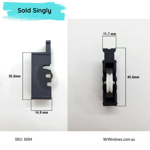 Window roller - suits CTL, Hilite windows - 3D printed- Sold singly