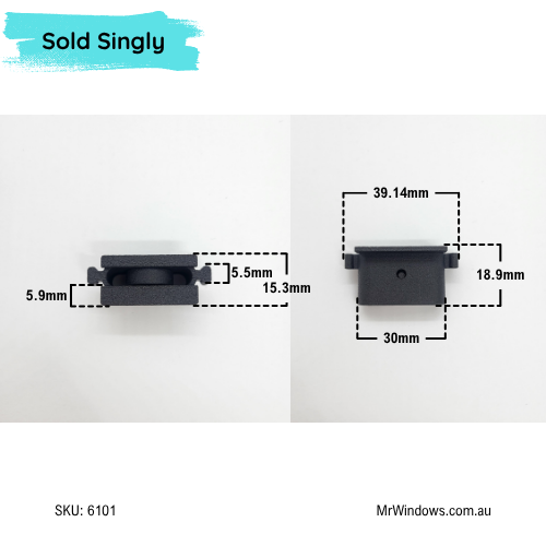 Sliding Window roller- 3D printed- Sold singly