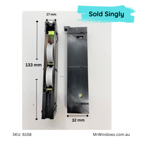 Sliding door roller - heavy duty Double Bogey- Sold singly