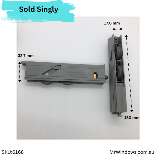 Door rollers - Capral 900 Series - Tandem Door Roller - 100kg - Sold singly