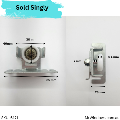 Centurion Cavity Door Hanger & Roller - sold singly