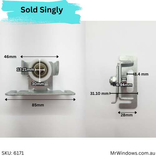 Centurion Cavity Door Hanger & Roller - sold singly