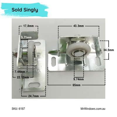 Door rollers - Top Hung roller - suits Cowdroy ARROW - Sold singly