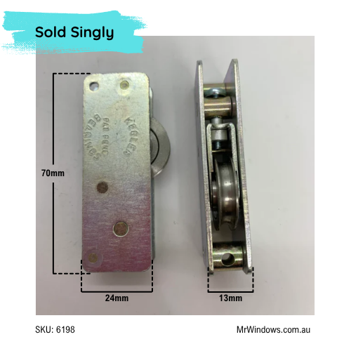 Sliding door rollers - Heavy Duty rollers - sold singly