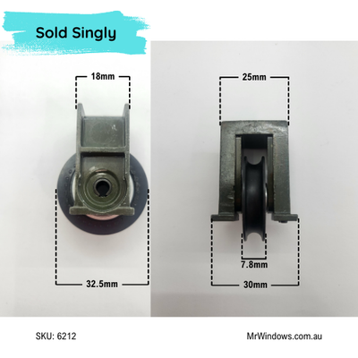 Sliding Door Roller - suits Rylock- Sold singly