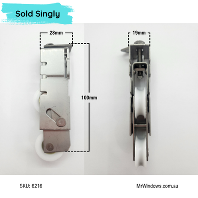 Door rollers - suit Stegbar larger doors - S/S