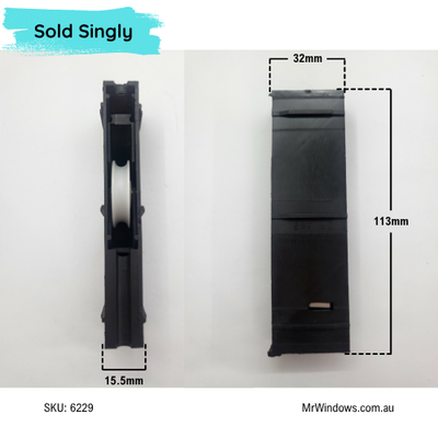 Door rollers - suit Wideline, Breezeview Doors (N5000 Similar) Sold singly