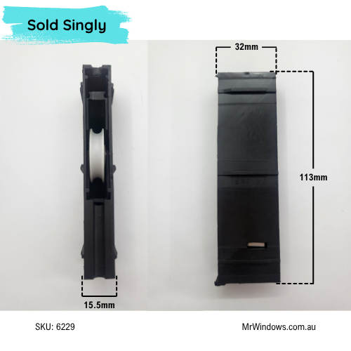 Door rollers - suit Wideline, Breezeview Doors (N5000 Similar) Sold singly