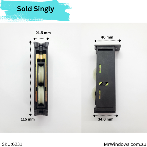 Door rollers - suit Jason windows residential doors - Sold singly