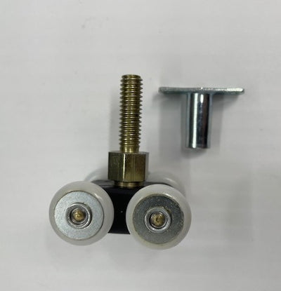 Top hung cavity adjustable roller + mounting base- Sold singly