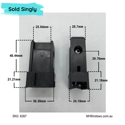 Bradnams Airlie Sliding door 80 & 140 series - connector interlock sill