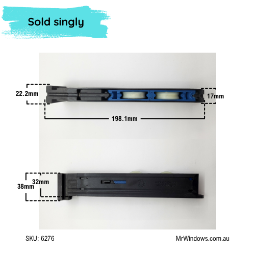 Door rollers to suit Ezial section - heavy duty- Sold singly