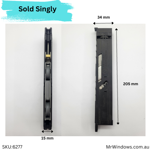 Door roller - suits AWS double bogey- Sold singly