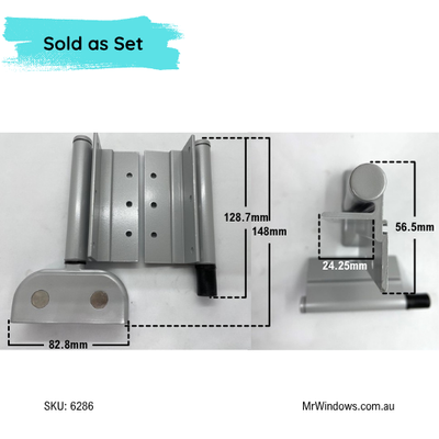 AWS 548 Silver - Type F - RH bifold gear SPECIAL ORDER IN