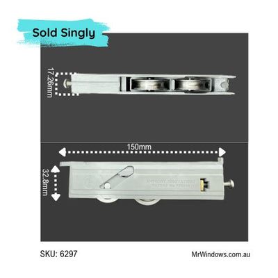 Sliding door rollers - double bogey - suits G James