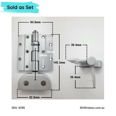 AWS Bifold Roller Set - Type D Intermediate (Middle) Gear - SPECIAL ORDER IN