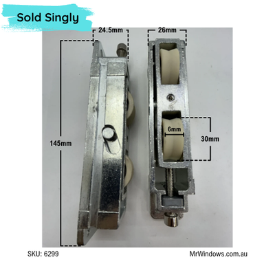 Door roller - suits Dowell ThermaLine - sold singly
