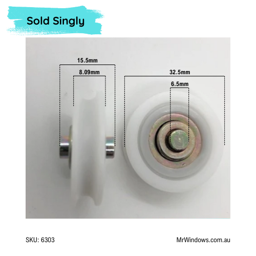 Roller only -  32.5mm diameter roller