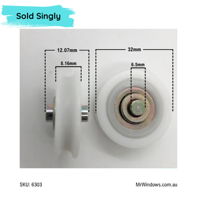 Roller only -  32.5mm diameter roller