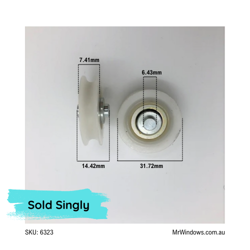 Roller only - suit speed fit - offset roller - Sold singly